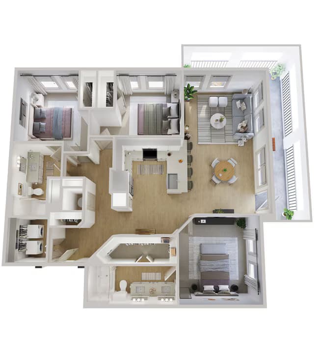 C1 2106 floor plan