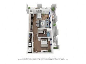E1 1103 floor plan