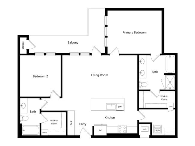 Unit 103 407 floor plan
