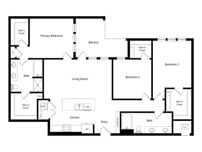 Unit 415 415 floor plan