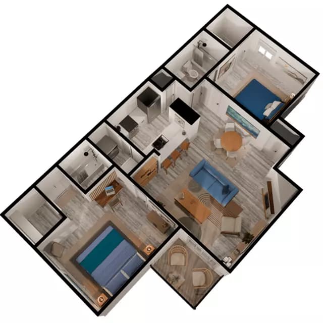 B1 Classic 4C-402 floor plan