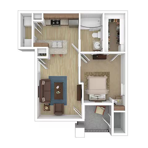 Unit 1225 1225 floor plan