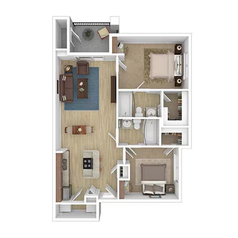 Unit 1132 1132 floor plan