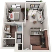 A1 1-324 floor plan