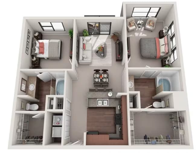 Unit 3-219 3-219 floor plan