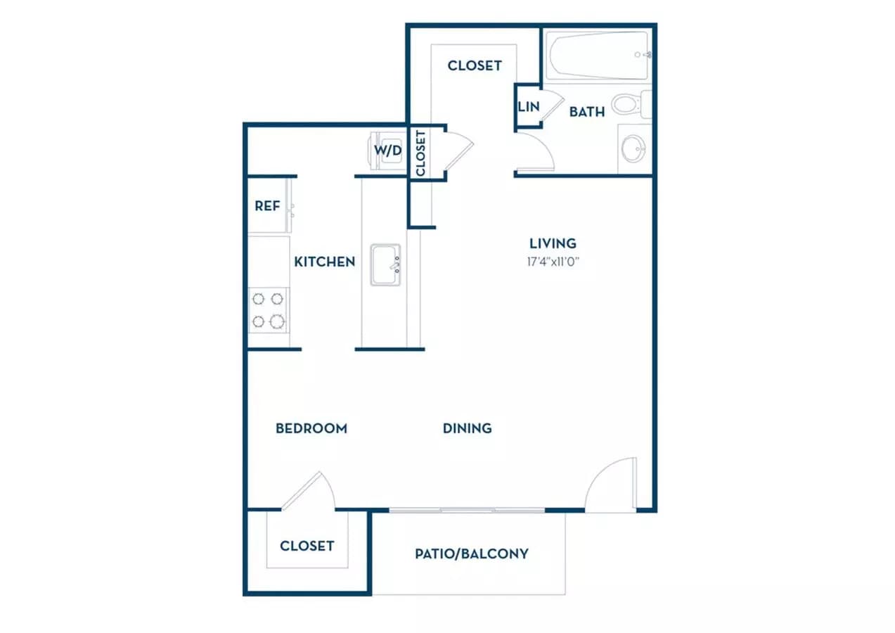 Monet | Renovated 2-2203 floor plan