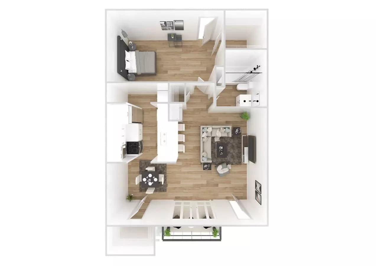 Picasso | Renovated 2-2205 floor plan
