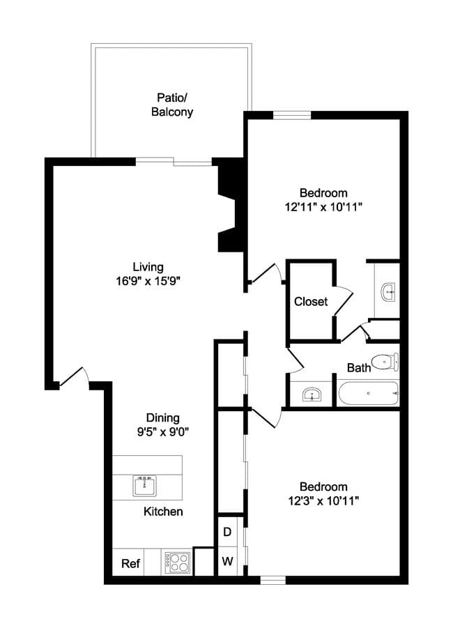 Unit 1008 1035 floor plan