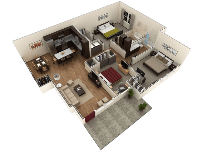 Unit 1114 1114 floor plan