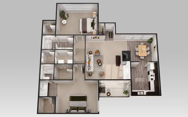 Unit 2132 2131 floor plan