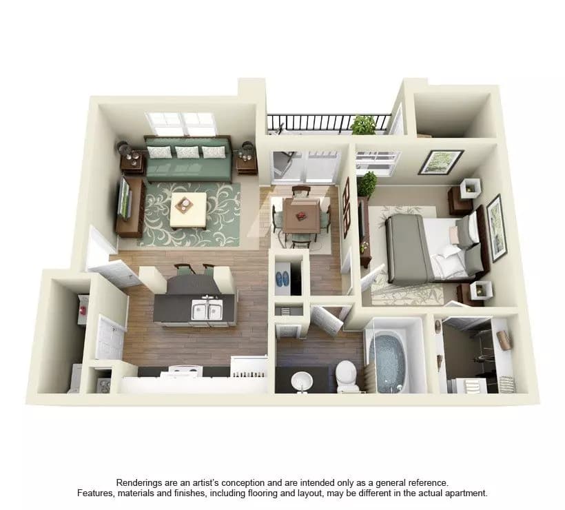 Unit 0736 0736 floor plan