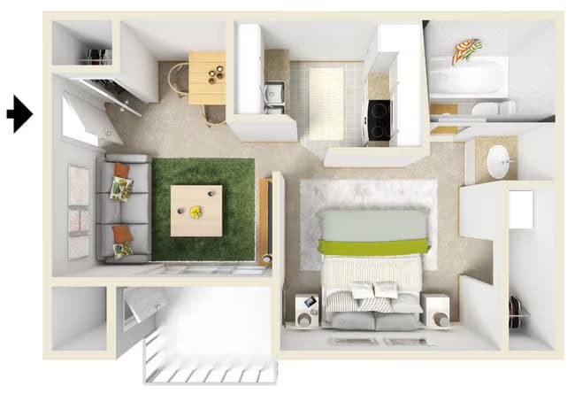 Unit 1814 1701 floor plan