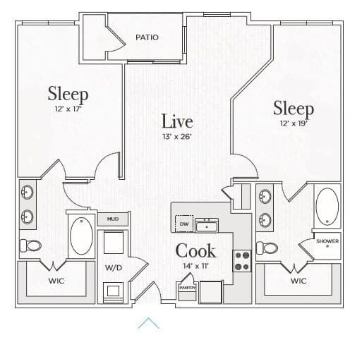 Unit 338 338 floor plan
