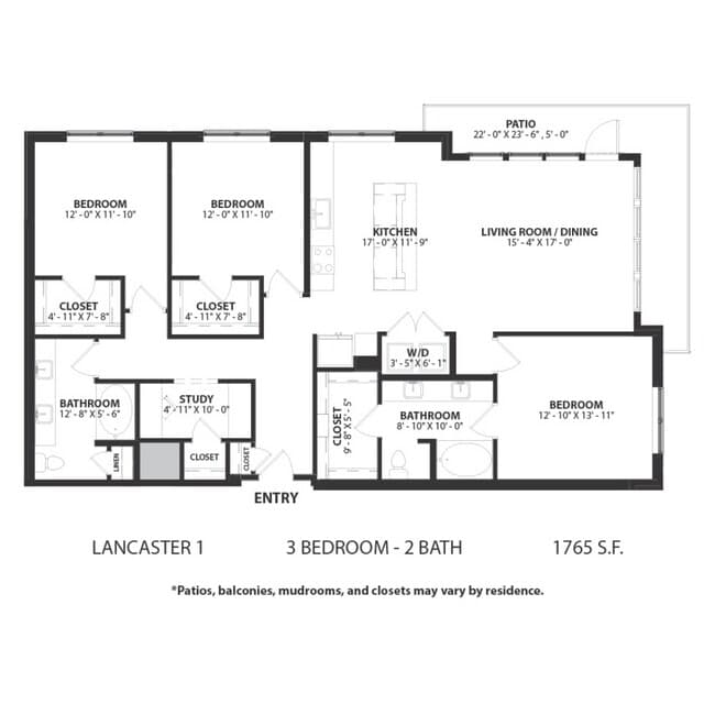 Unit 01-1356 01-1356 floor plan
