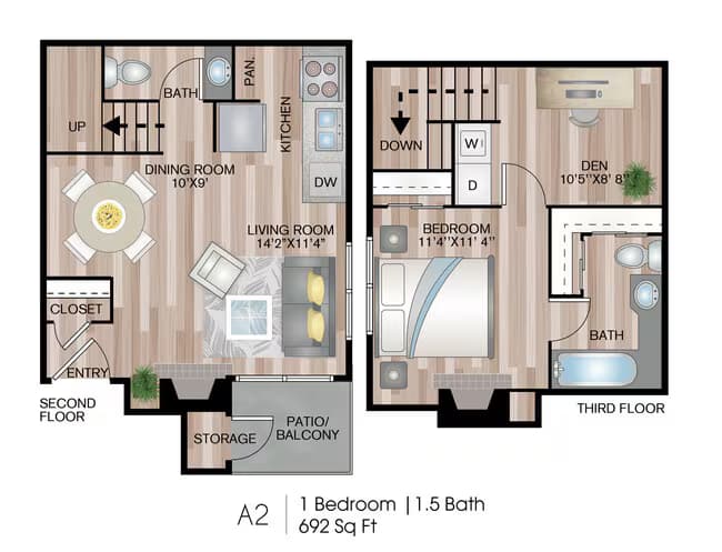 A2 1815V floor plan