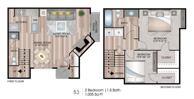 B3 1815F floor plan
