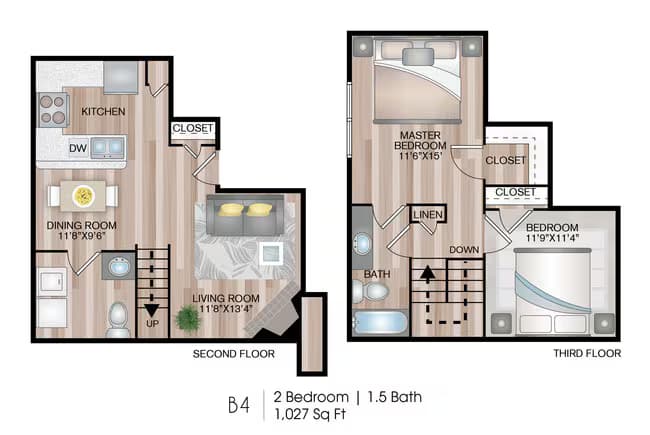B4 1723L floor plan