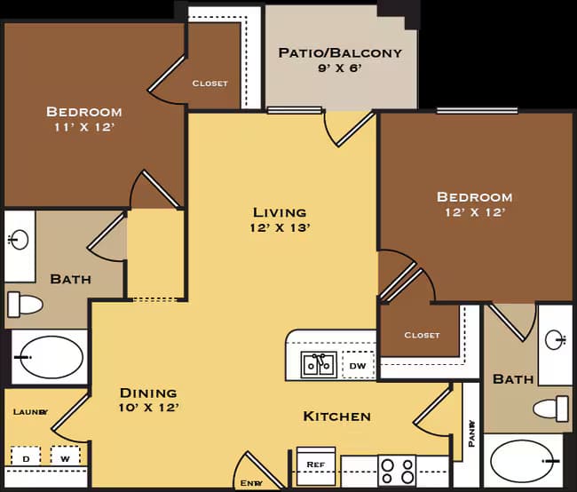 Unit 5-5316 5-5316 floor plan