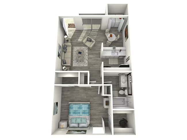 1x1-650 1205 floor plan