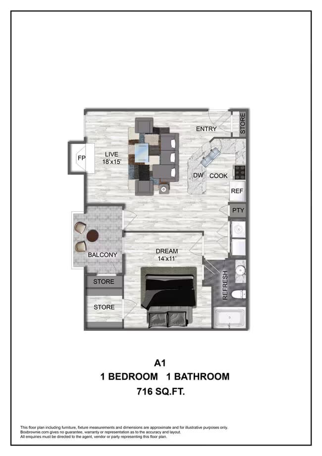 Unit 1512 0811 floor plan