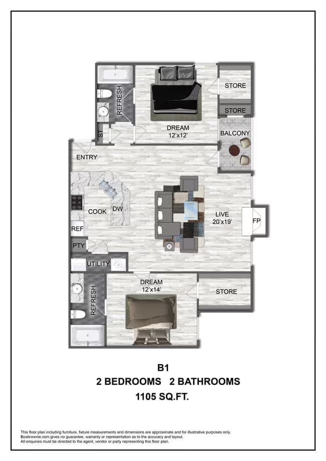 Unit 2210 2210 floor plan