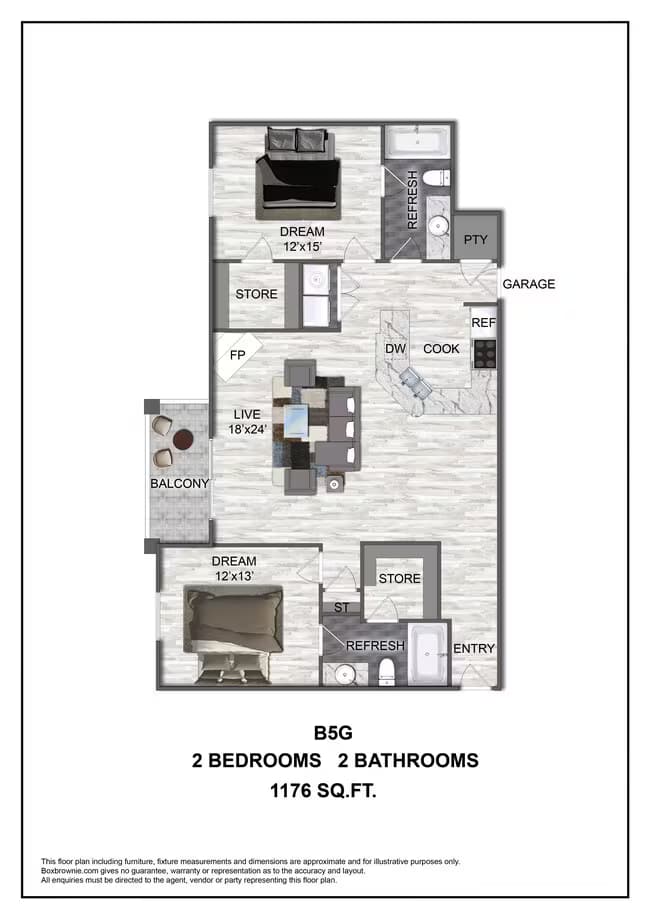 B5G 0416 floor plan