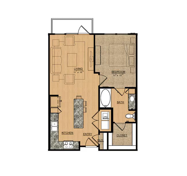 Unit 311 311 floor plan