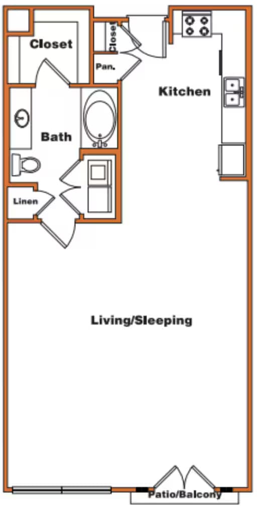 Unit 311 311 floor plan