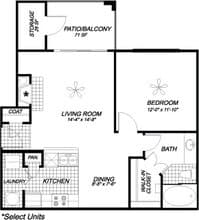 A1 1813 floor plan
