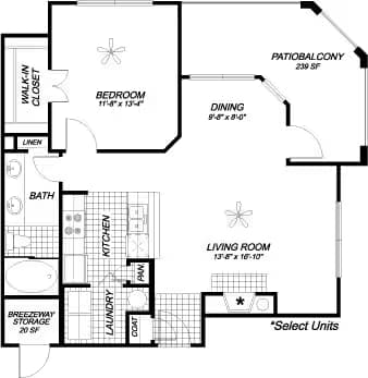 Unit 2611 2611 floor plan