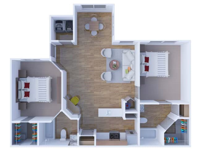 THE CEDAR 927 floor plan