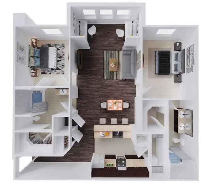 Unit 1431 1431 floor plan