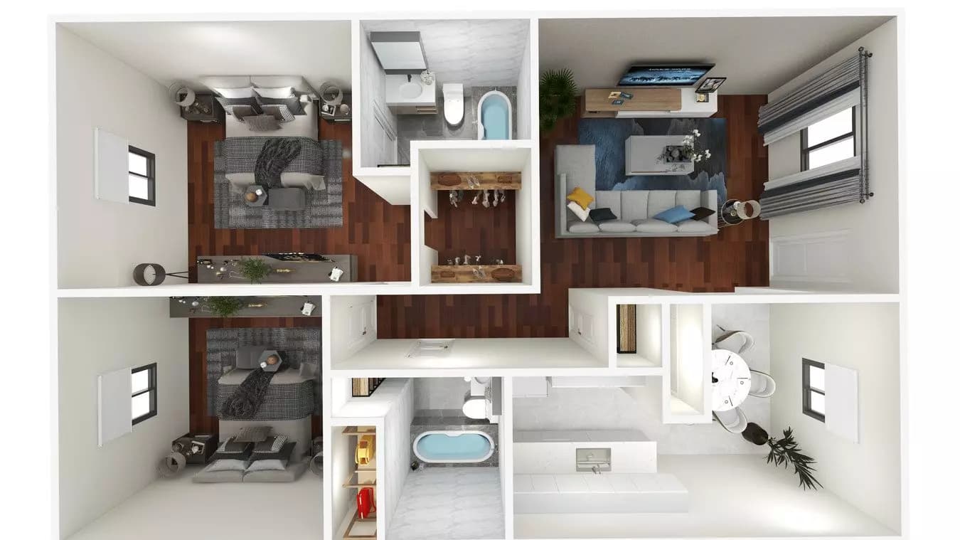 Unit 2061 2061 floor plan