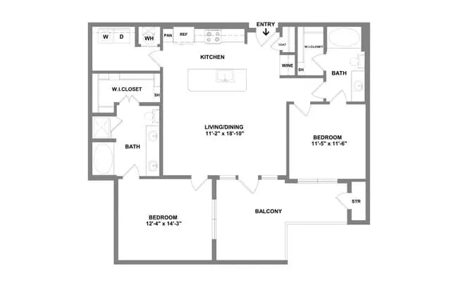 B3 3129 floor plan