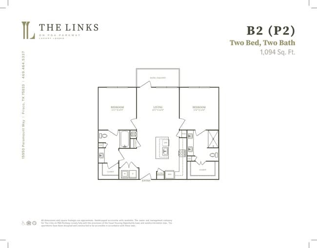 Unit P2-3307 P2-3307 floor plan