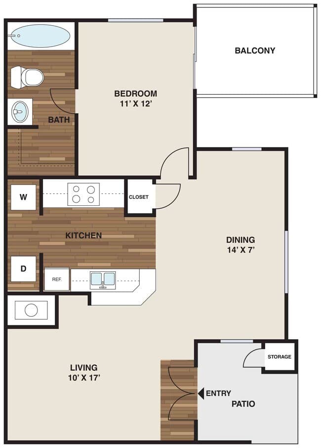 Unit 2001 2001 floor plan