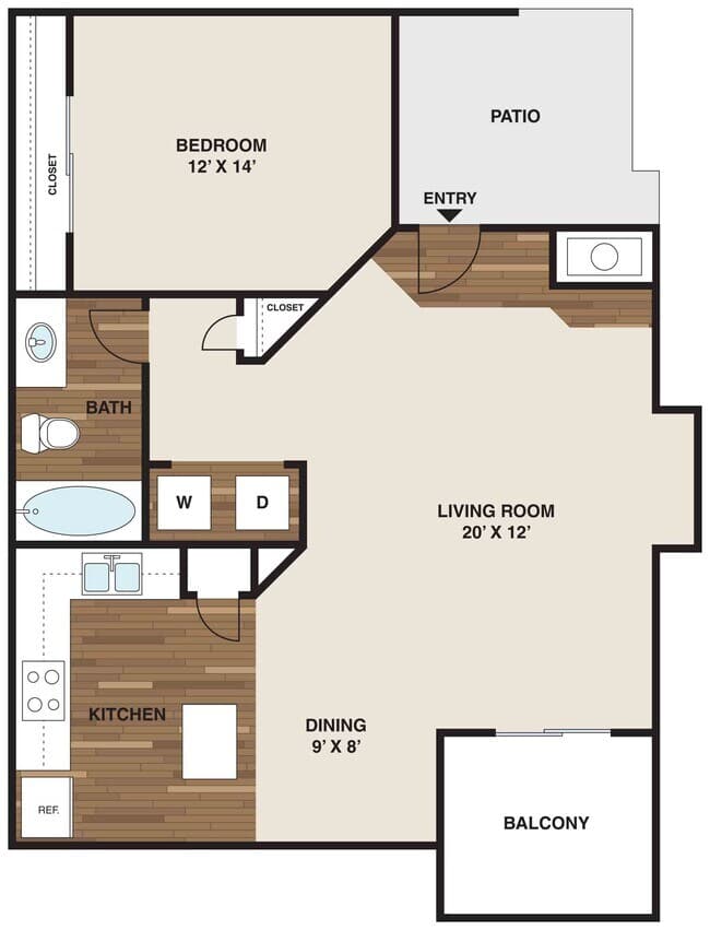 Unit 2033 2033 floor plan