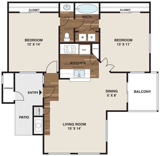 Unit 1051 1051 floor plan