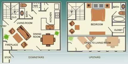 Unit 4201 5220 floor plan
