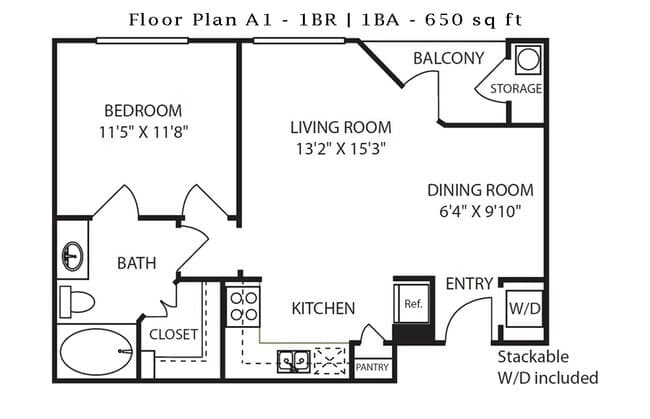 Unit 323 323 floor plan