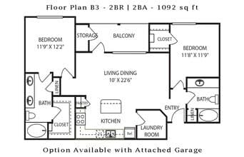 B3G 1021 floor plan