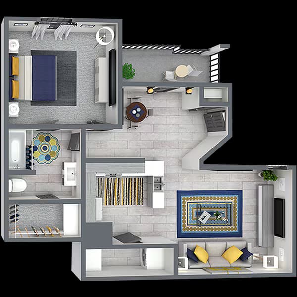 A1 725-1072 floor plan