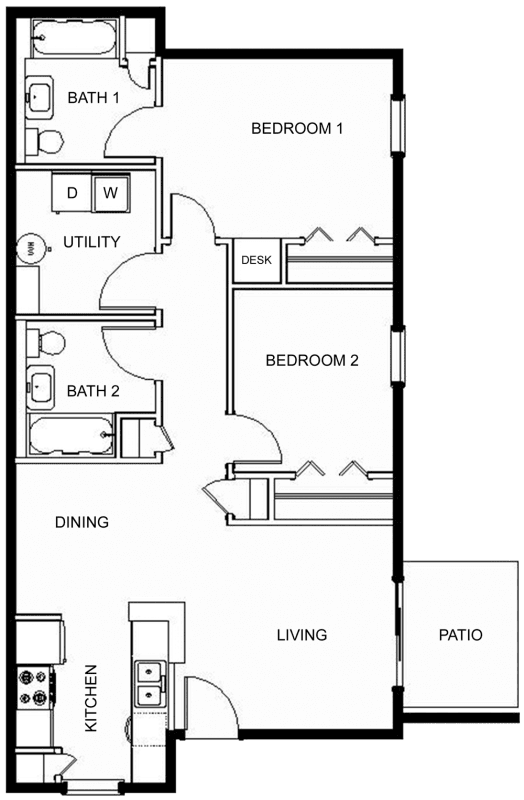 Unit 1601 3001 floor plan