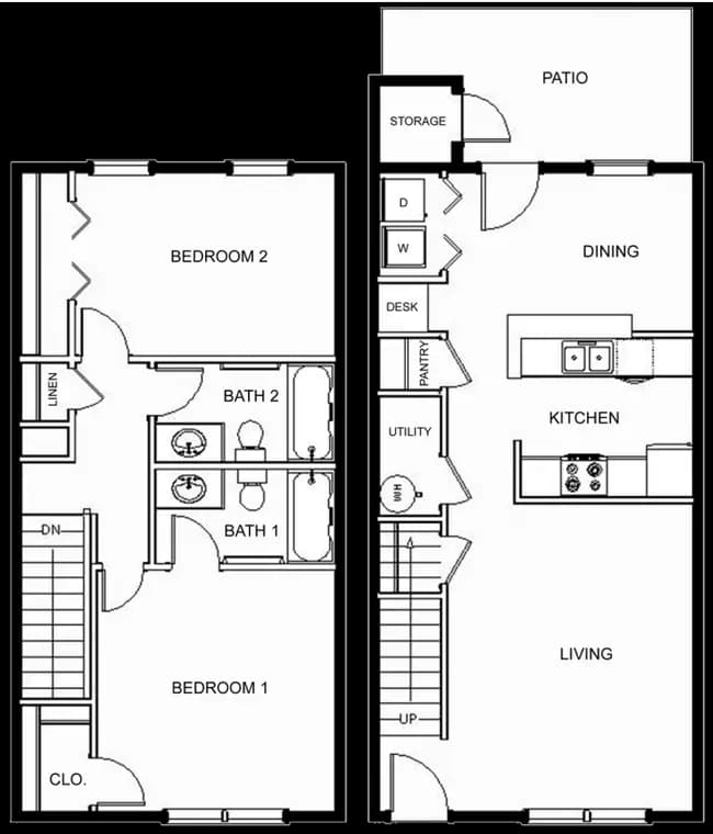 Unit 1604 2201 floor plan