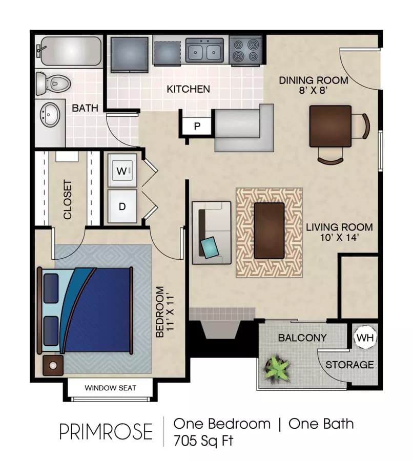 Unit 1616 1616 floor plan