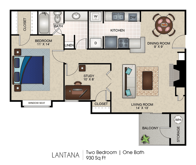 Lantana 1220 floor plan