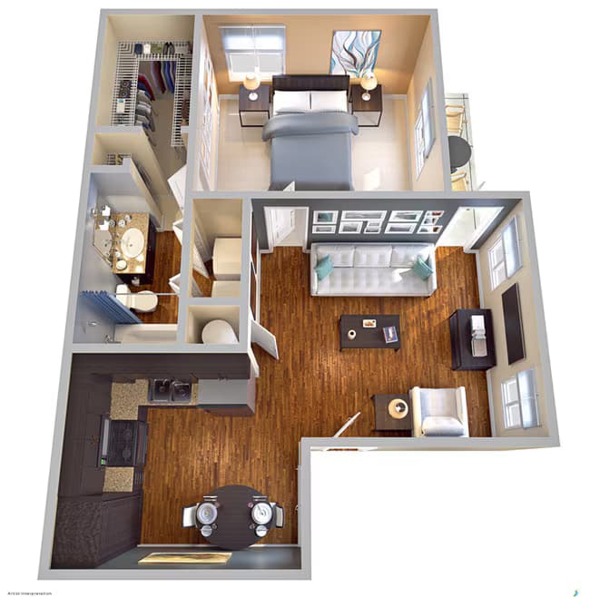 The Pony 3009 floor plan
