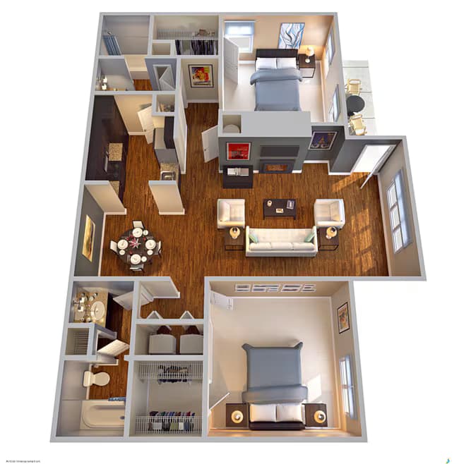 The Stallion 1120 floor plan