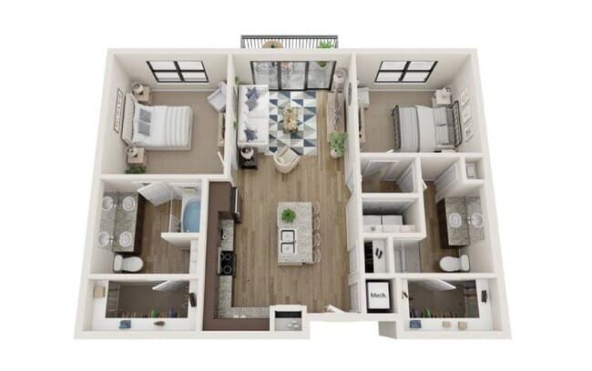 B1 2103 floor plan