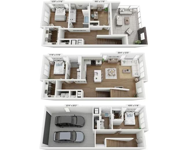 Unit 01-101 03 - 301 floor plan